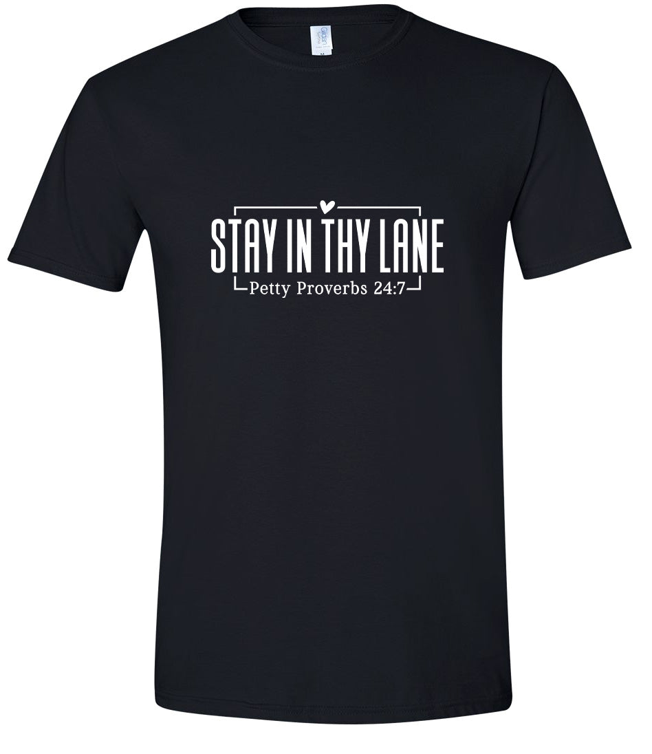 Stay in Thy Lane Children's Gildan Soft Shirt