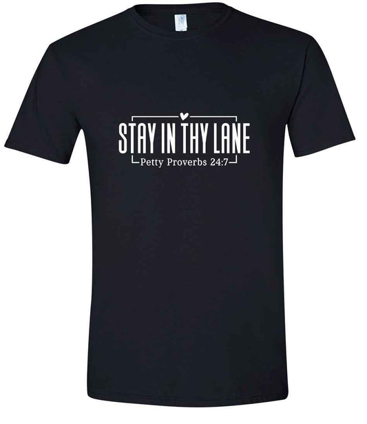 Stay in Thy Lane Children's Gildan Soft Shirt