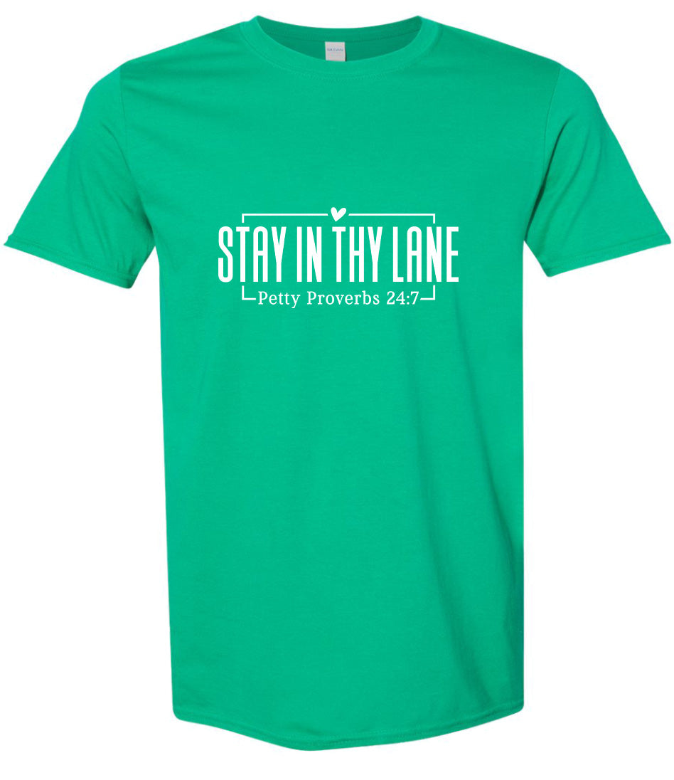 Stay in Thy Lane Children's Gildan Soft Shirt