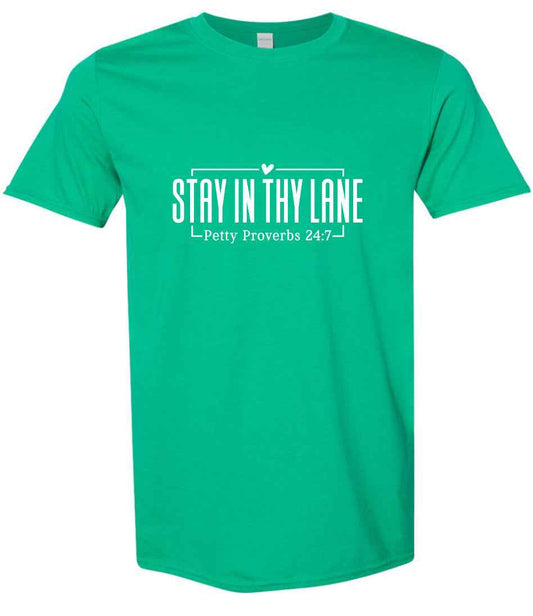 Stay in Thy Lane Children's Gildan Soft Shirt