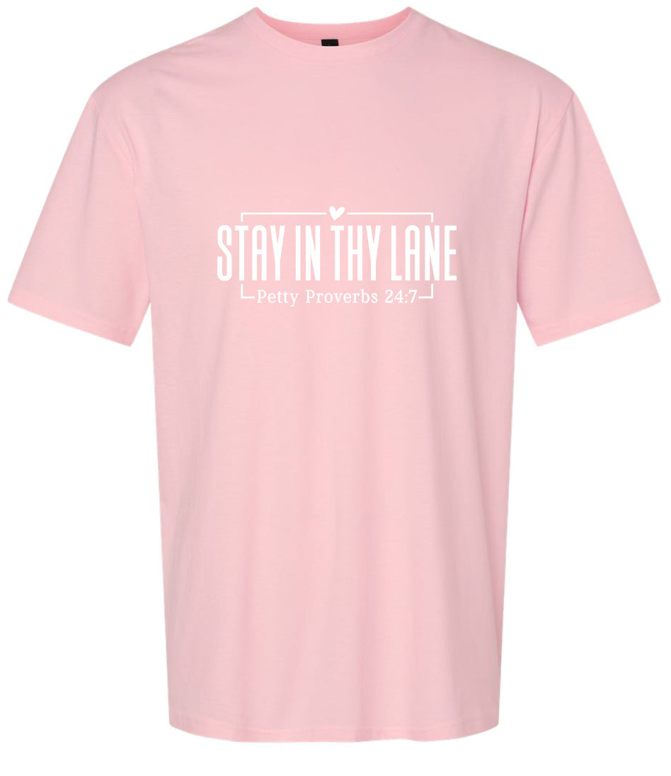 Stay in Thy Lane Children's Gildan Soft Shirt