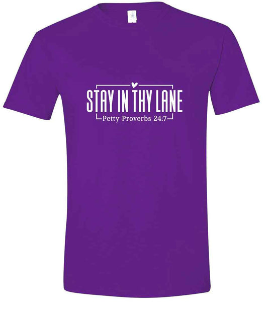 Stay in Thy Lane Children's Gildan Soft Shirt