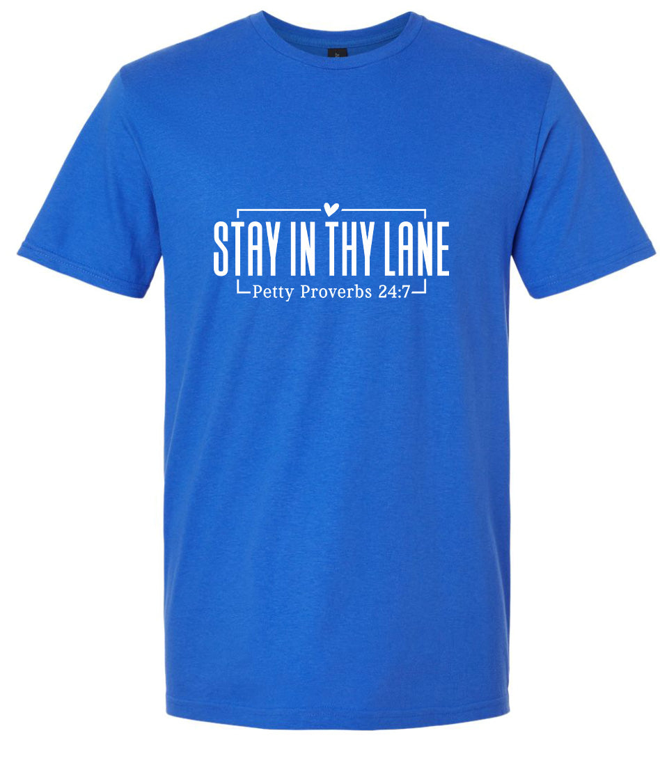Stay in Thy Lane Children's Gildan Soft Shirt