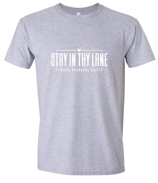 Stay in Thy Lane Children's Gildan Soft Shirt