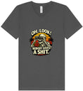 Load image into Gallery viewer, Oh Look! Nobody Gives a Shit! Unisex V-Neck Shirt
