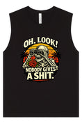 Load image into Gallery viewer, Oh Look! Nobody Gives a Shit! Muscle Tank
