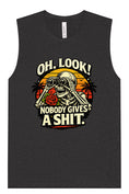 Load image into Gallery viewer, Oh Look! Nobody Gives a Shit! Muscle Tank
