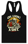 Load image into Gallery viewer, Oh Look! Nobody Gives a Shit! Women's Racerback Tank
