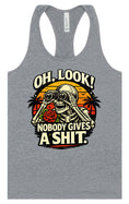 Load image into Gallery viewer, Oh Look! Nobody Gives a Shit! Women's Racerback Tank
