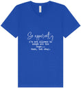Load image into Gallery viewer, Apparently I'm Not Allowed... Unisex V-Neck Shirt
