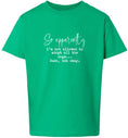 Load image into Gallery viewer, Apparently I'm Not Allowed... Children's Gildan Soft Shirt
