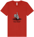 Load image into Gallery viewer, I'm Fine Unisex V-Neck Shirt
