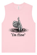 Load image into Gallery viewer, I'm Fine Muscle Tank

