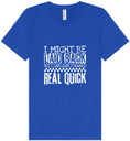 Load image into Gallery viewer, I Might Be Laid Back... Unisex V-Neck Shirt
