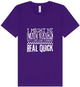 Load image into Gallery viewer, I Might Be Laid Back... Unisex V-Neck Shirt
