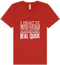 Load image into Gallery viewer, I Might Be Laid Back... Unisex V-Neck Shirt
