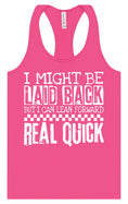 Load image into Gallery viewer, I Might Be Laid Back... Women's Racerback Tank
