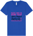 Load image into Gallery viewer, Places I Won't Be Going Today... Unisex V-Neck Shirt
