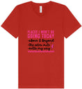 Load image into Gallery viewer, Places I Won't Be Going Today... Unisex V-Neck Shirt
