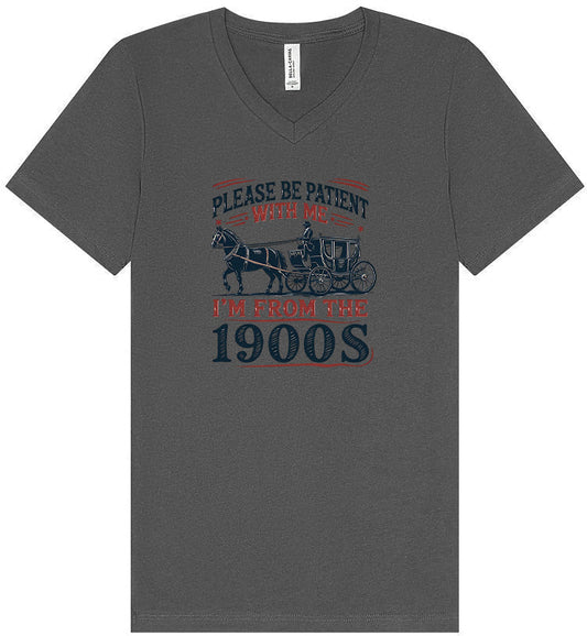 Please Be Patient With Me Unisex V-Neck Shirt