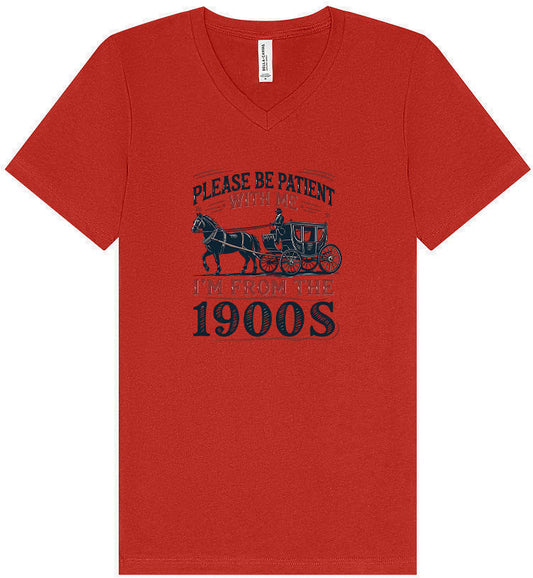 Please Be Patient With Me Unisex V-Neck Shirt