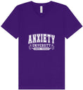 Load image into Gallery viewer, Anxiety University Unisex V-Neck Shirt
