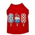 Load image into Gallery viewer, The “Star-Spangled Sweet Treat” Dog Shirt (Available in White & Red)
