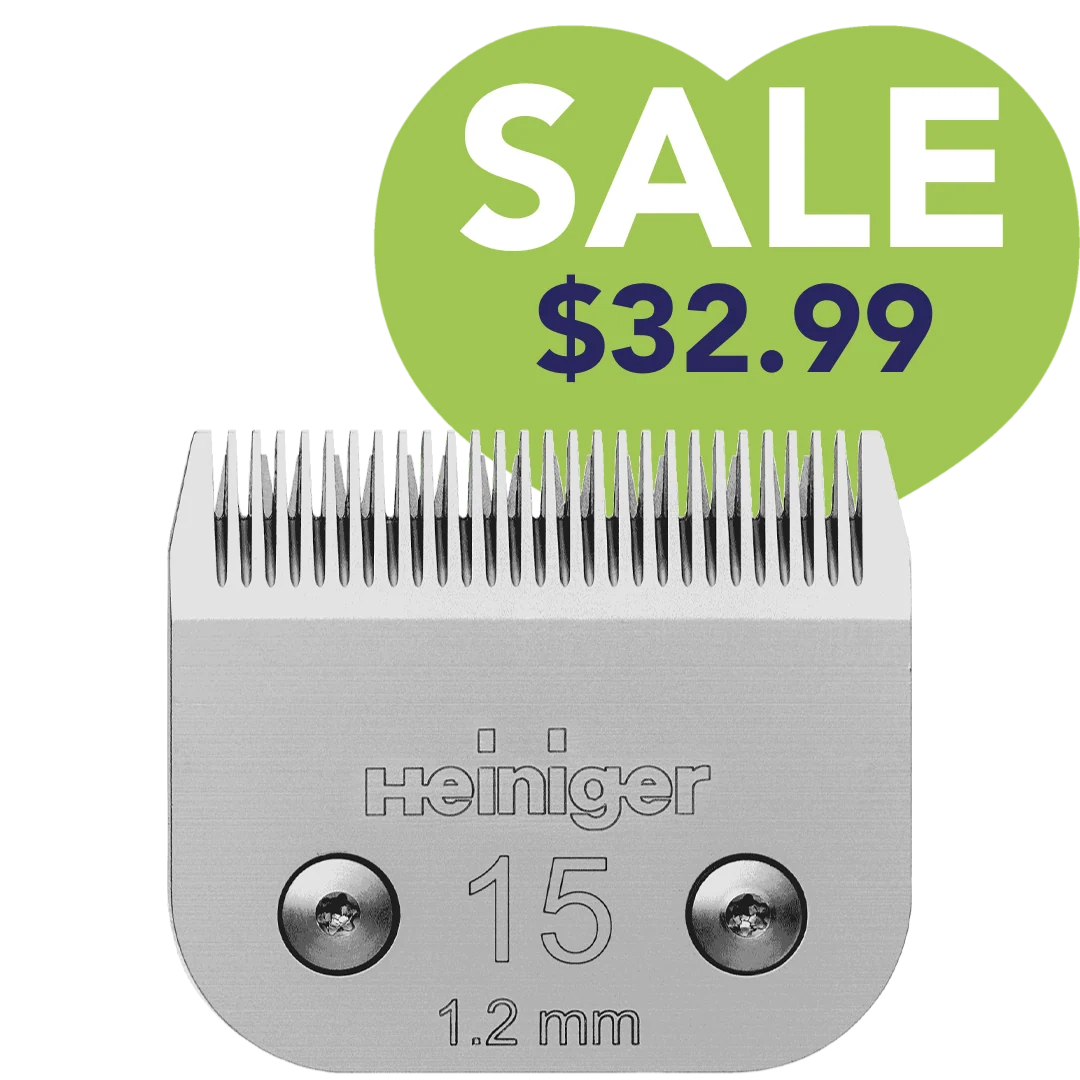 Pet #15 Clipper Blade 1.2 mm by Heiniger