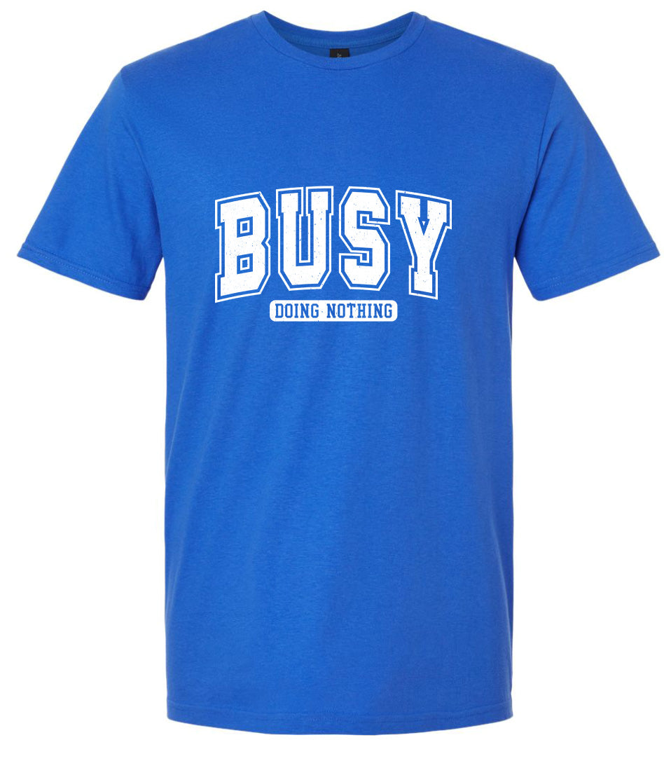 Busy Doing Nothing Children's Gildan Soft Shirt