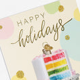 Load image into Gallery viewer, Cake Christmas Card - Southlake Paws
