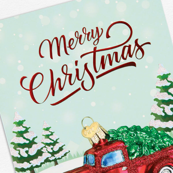 Christmas Truck Christmas Card - Southlake Paws