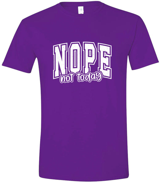 Nope Not Today Children's Gildan Soft Shirt