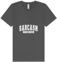 Load image into Gallery viewer, Sarcasm is How I Hug Unisex V-Neck Shirt
