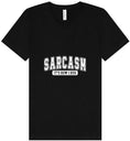 Load image into Gallery viewer, Sarcasm is How I Hug Unisex V-Neck Shirt
