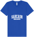 Load image into Gallery viewer, Sarcasm is How I Hug Unisex V-Neck Shirt
