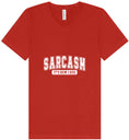 Load image into Gallery viewer, Sarcasm is How I Hug Unisex V-Neck Shirt
