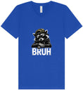 Load image into Gallery viewer, Bruh Raccoon Unisex V-Neck Shirt
