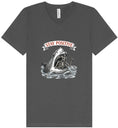 Load image into Gallery viewer, Stay Positive Shark  Unisex V-Neck Shirt
