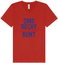 Load image into Gallery viewer, OMG Becky, Look at that Bunt Unisex V-Neck Shirt
