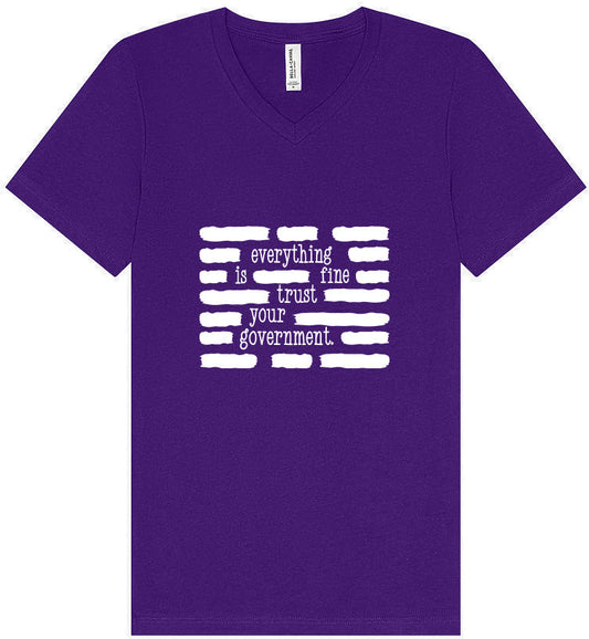 Trust Your Government Unisex V-Neck Shirt