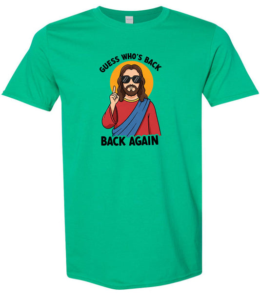 Jesus is Back, Back Again Children's Gildan Soft Shirt