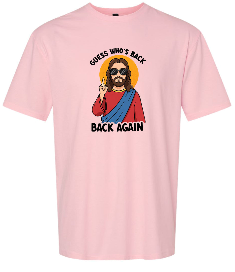 Jesus is Back, Back Again Children's Gildan Soft Shirt