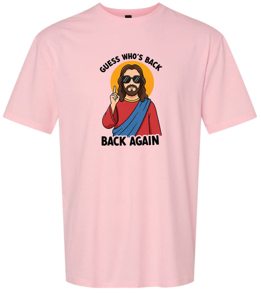 Jesus is Back, Back Again Children's Gildan Soft Shirt