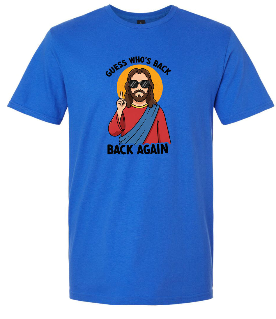 Jesus is Back, Back Again Children's Gildan Soft Shirt