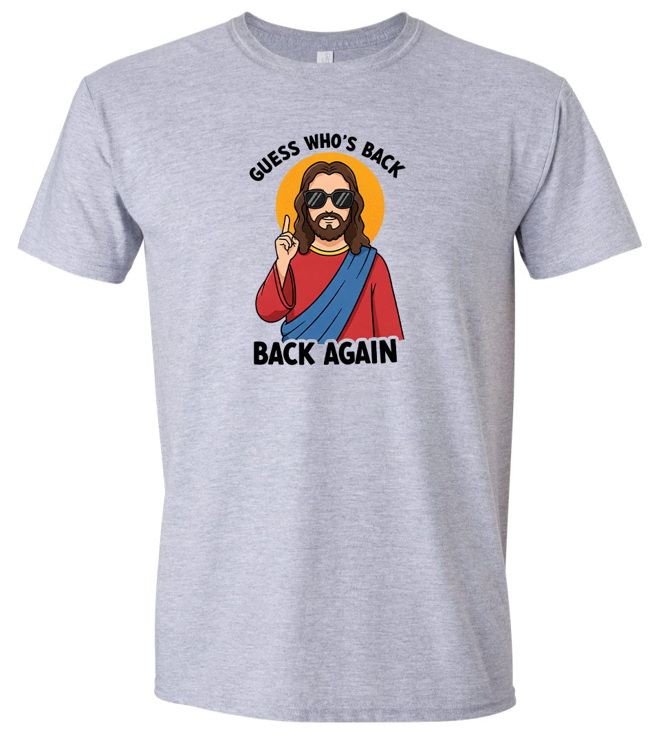 Jesus is Back, Back Again Children's Gildan Soft Shirt
