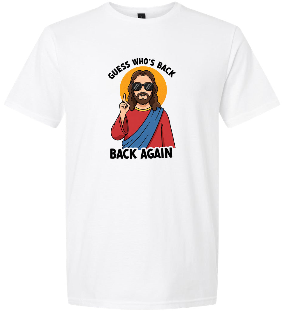 Jesus is Back, Back Again Children's Gildan Soft Shirt