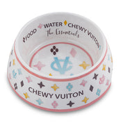 White Chewy Vuiton Bowl - Medium Case of 2