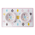 White Chewy Vuiton Placemat by Haute Diggity Dog