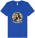 Load image into Gallery viewer, Jesus Never Said That Unisex V-Neck Shirt
