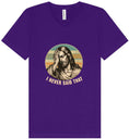 Load image into Gallery viewer, Jesus Never Said That Unisex V-Neck Shirt
